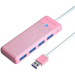 Orico PW Series 4-Port USB 3.0 Hub - PAPW4A-U3-PK - Rokomari product