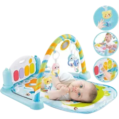 Baby Kick and Play Musical Piano Gym – Interactive Play Mat for Fun and Exercise - Rokomari product