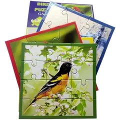 Small Birds Puzzle (4pcs set) - Rokomari product