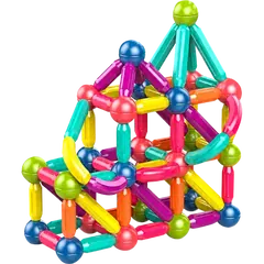Magnetic Sticks 64 Pc Set - Rokomari product