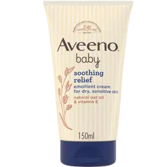 Aveeno Baby Soothing Relief Emollient Cream - 150ml - 3574661652214 - Rokomari