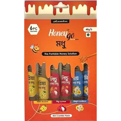 HoneyGo 6 Pcs Combo Pack Honey 48 gm - HG48C: null | Rokomari.com - Rokomari product
