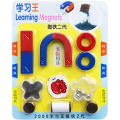 Levin 10PCS Physics Science Magnet KIT for Education Science Experiment Tool with Magnet Power Including BAR/Ring/Horseshoe. - Rokomari product
