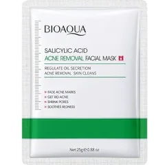 Bioaqua Salicylic Acid Acne Removal Facial Mask 25 gm - 6942349742576 - Rokomari