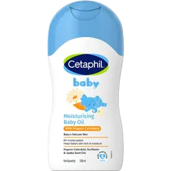 Cetaphil Baby Moisturizing Oil With Organic Calendula - 200ml INDIAN - Rokomari