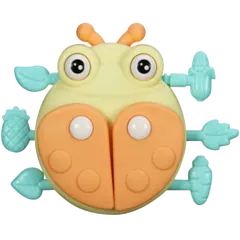 Seven-Spotted Ladybug Baby Fitness Educational Toy Tap Sound Cn -1Pc - Rokomari product