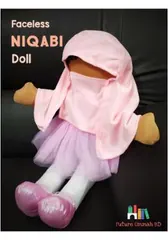Faceless NIQABI Doll - Pink Color 20 Inch - Rokomari product