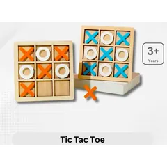 Wooden Tic Toc Toe (Large) - Rokomari product